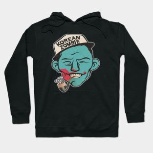 Korean Zombie Head Smoking Hoodie